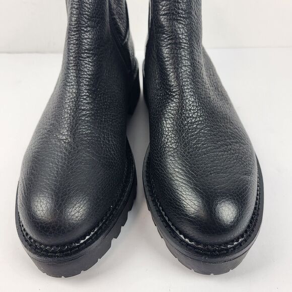 Nordstrom Miller 2 Pebbled Leather Water Resistant Zip Ankle Boots Size 7M - Picture 5 of 11